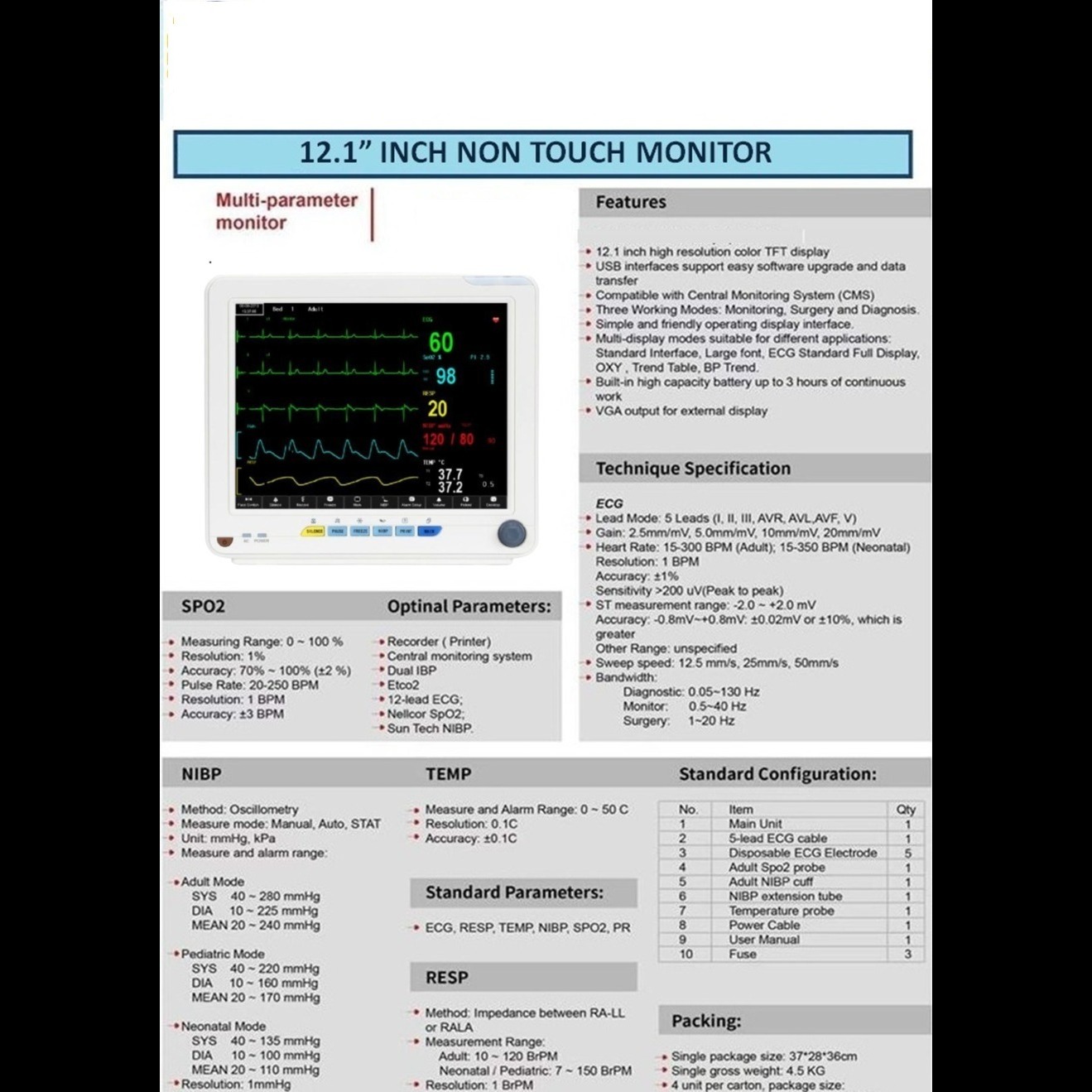 Multipara Monitor – Sales & Rental Service