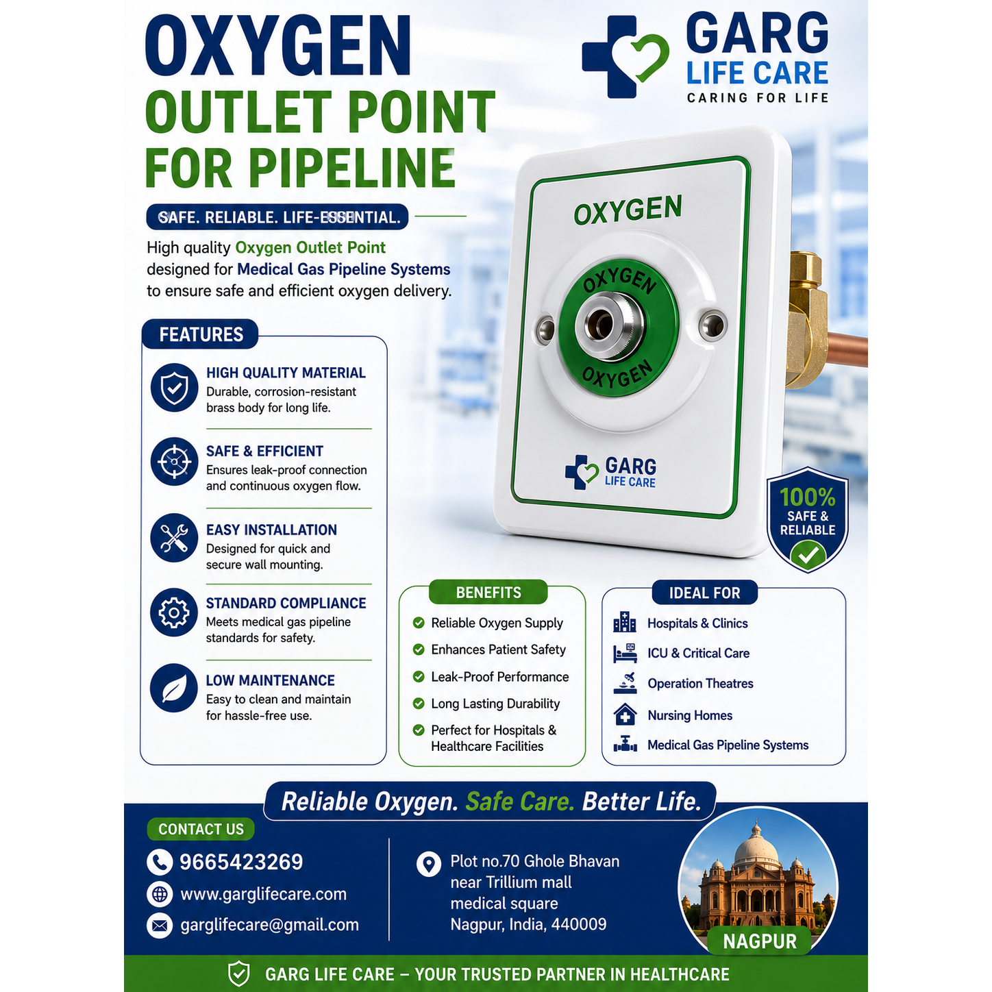 Central Oxygen Outlet Point