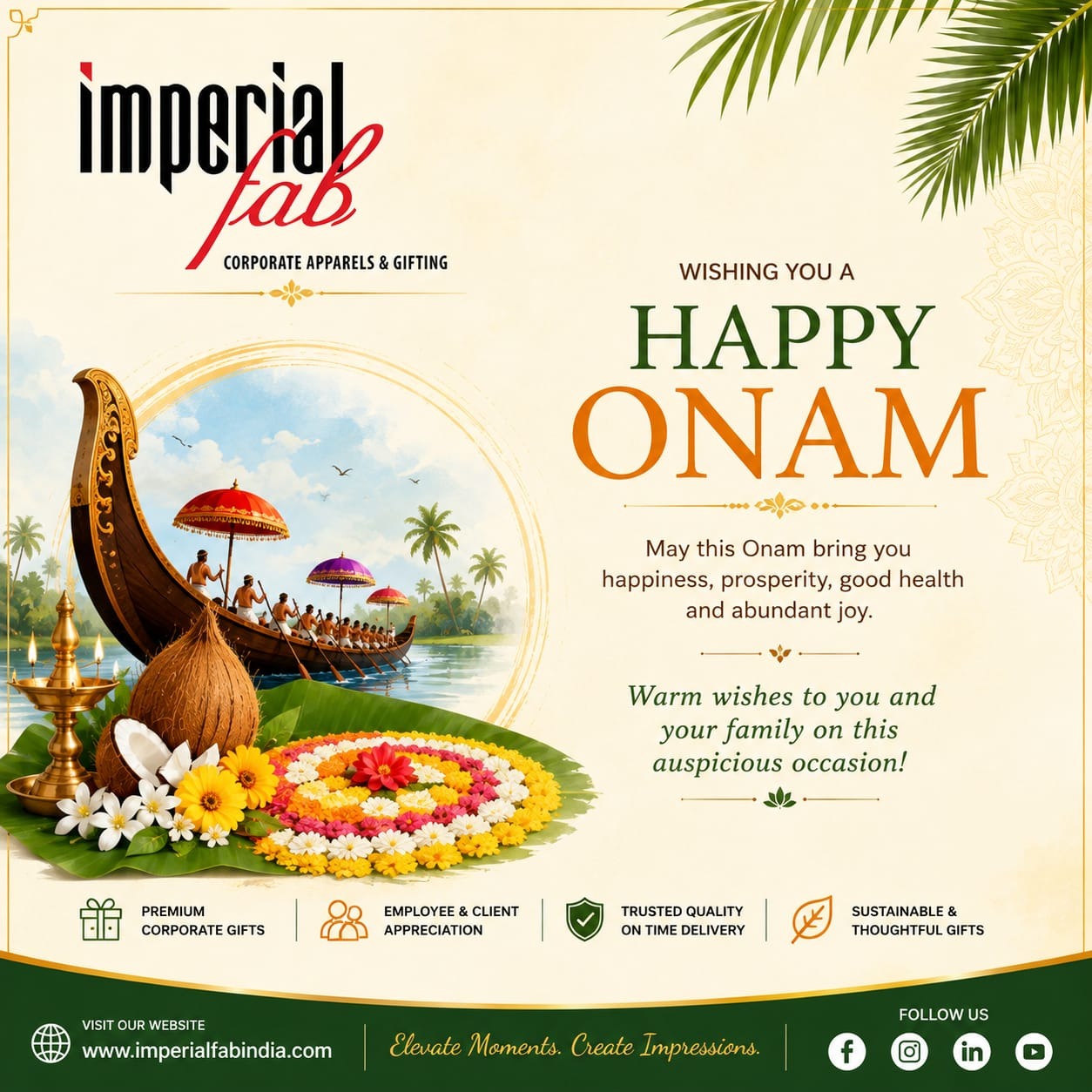 Wishing You a Happy Onam!