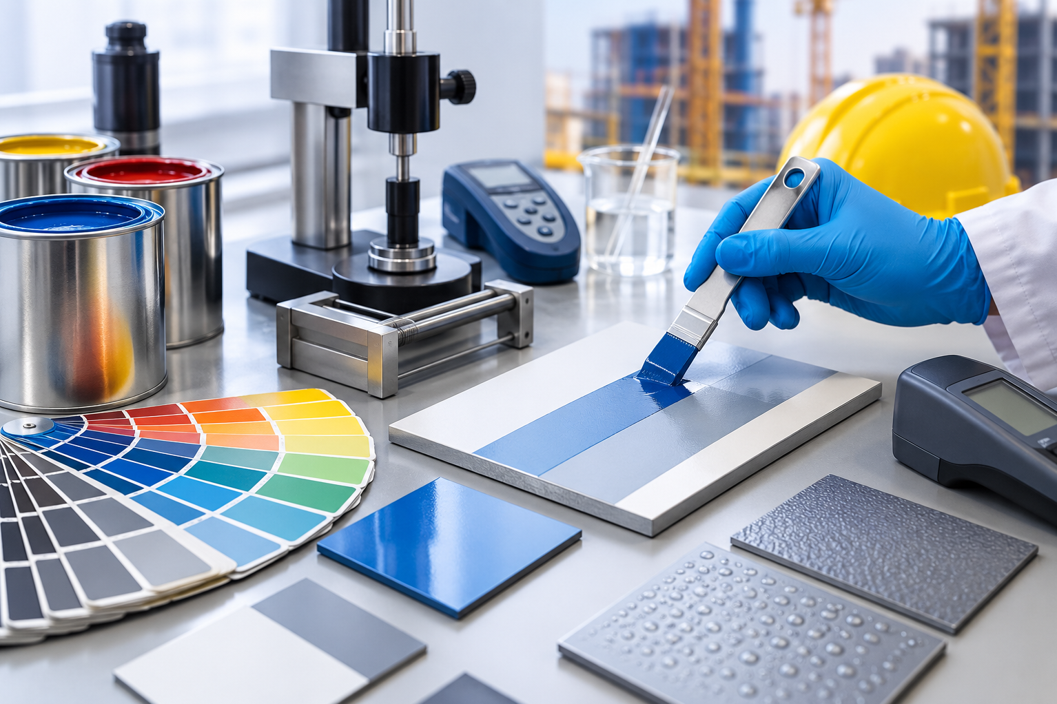 Paint Testing for Industrial and Construction Quality Control