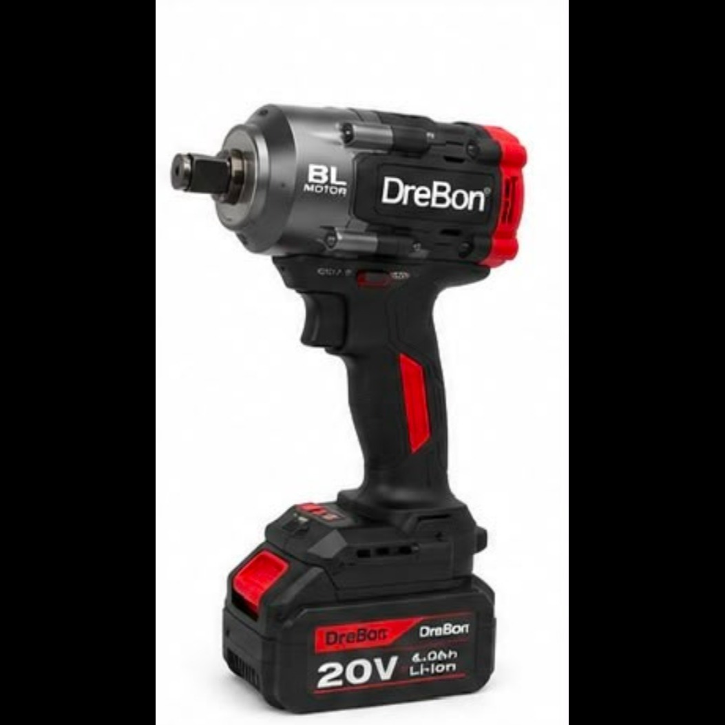 20V Lithium-Ion Brushless Impact Wrench DREBON DB-CIW-20900N