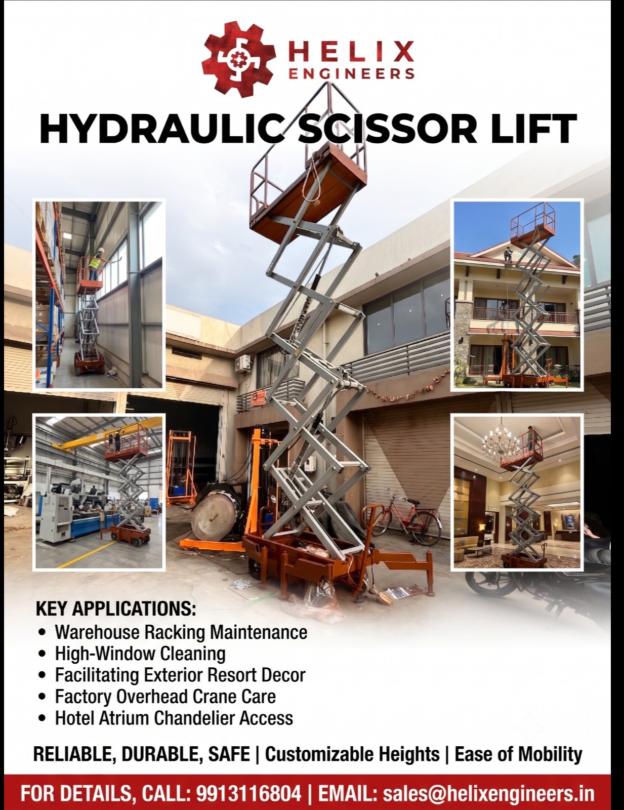 Electric Scissor lift Manufacturer and Supplier