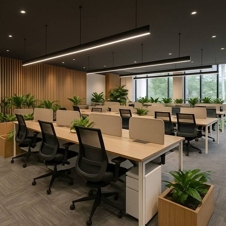 Corporate Office Workstation Interior Chennai