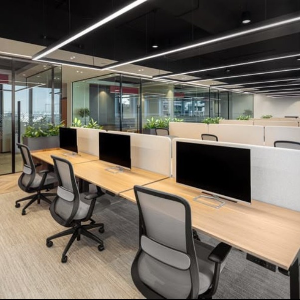 Efficient office space planning interior design