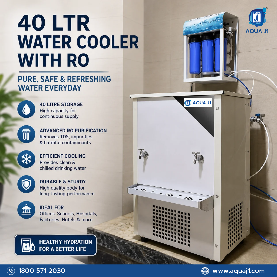 40 Ltr Water Cooler with RO Manufacturer and Supplier in Pune | Aqua J1 Technologies