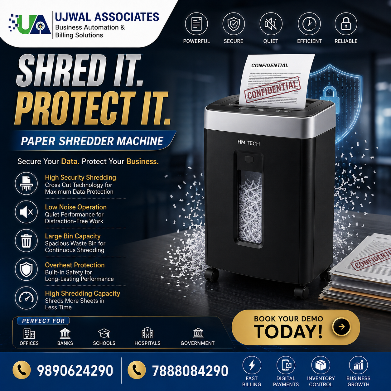 Paper Shredder Machine in Amaravati & Yavatmal – Ujwal Associates