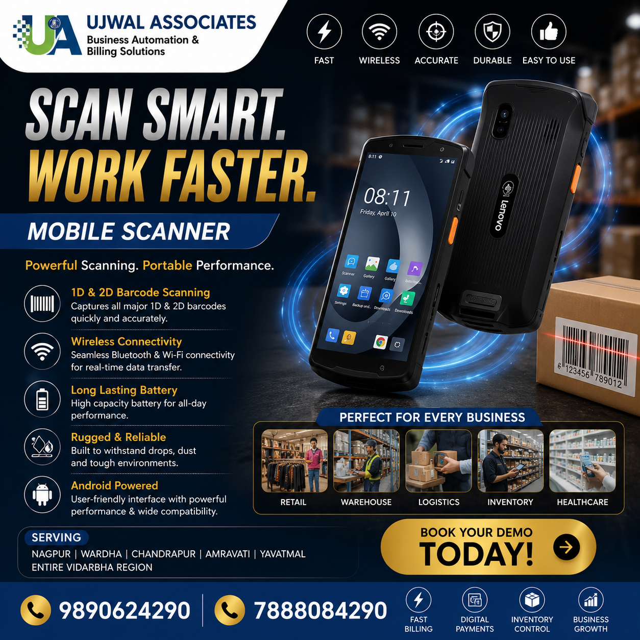 π±π Mobile Scanner in Nagpur, Amravati, Yawatmal β Ujwal Associates