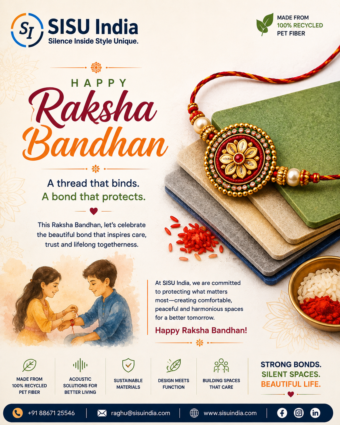 Happy Raksha Bandhan from SISU India