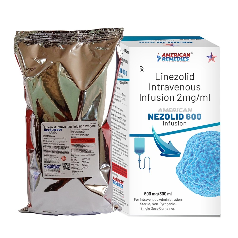 Nezolid 600 Injection | Buy Online from City Drug House – USA, NZ, Zimbabwe & Philippines