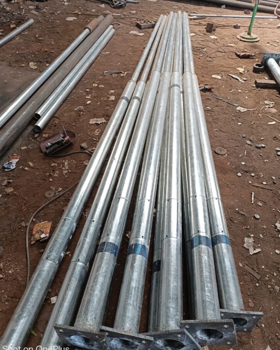 6-Meter GI Tubular Pole (Hot-Dip Galvanized)