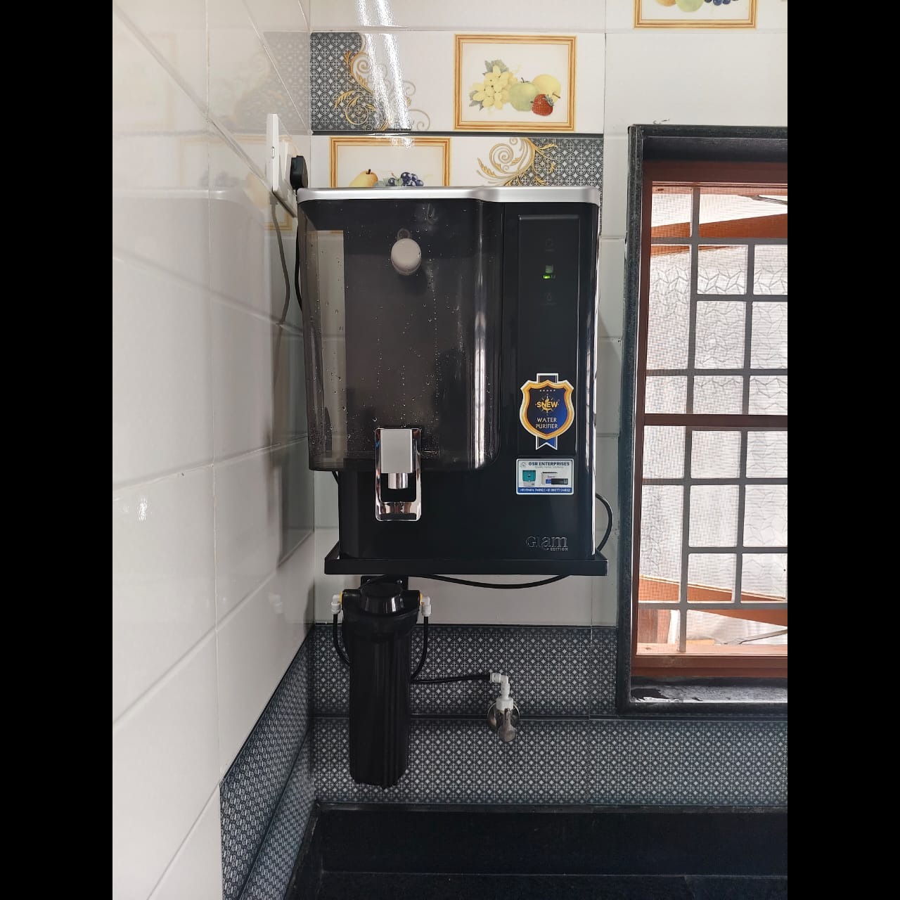 SNEW LX One UV+UF Water Purifier Installation in Sulur, Coimbatore.