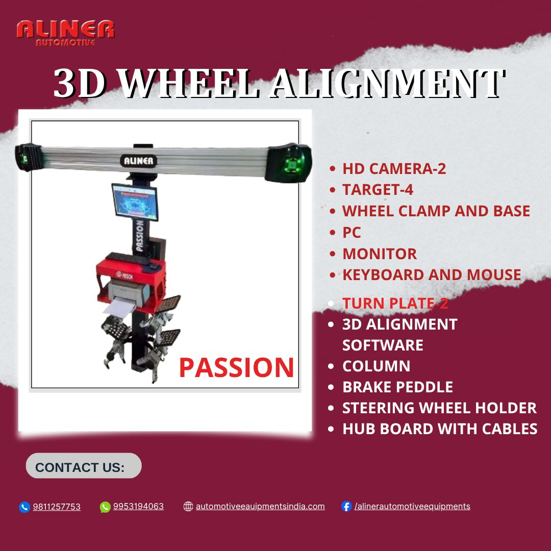 WHEEL ALIGNMENT, 3D WHEEL ALIGNMENT, WHEEL ALIGNMENT MACHINE, WHEEL ALIGNMENT MANUFACTURE