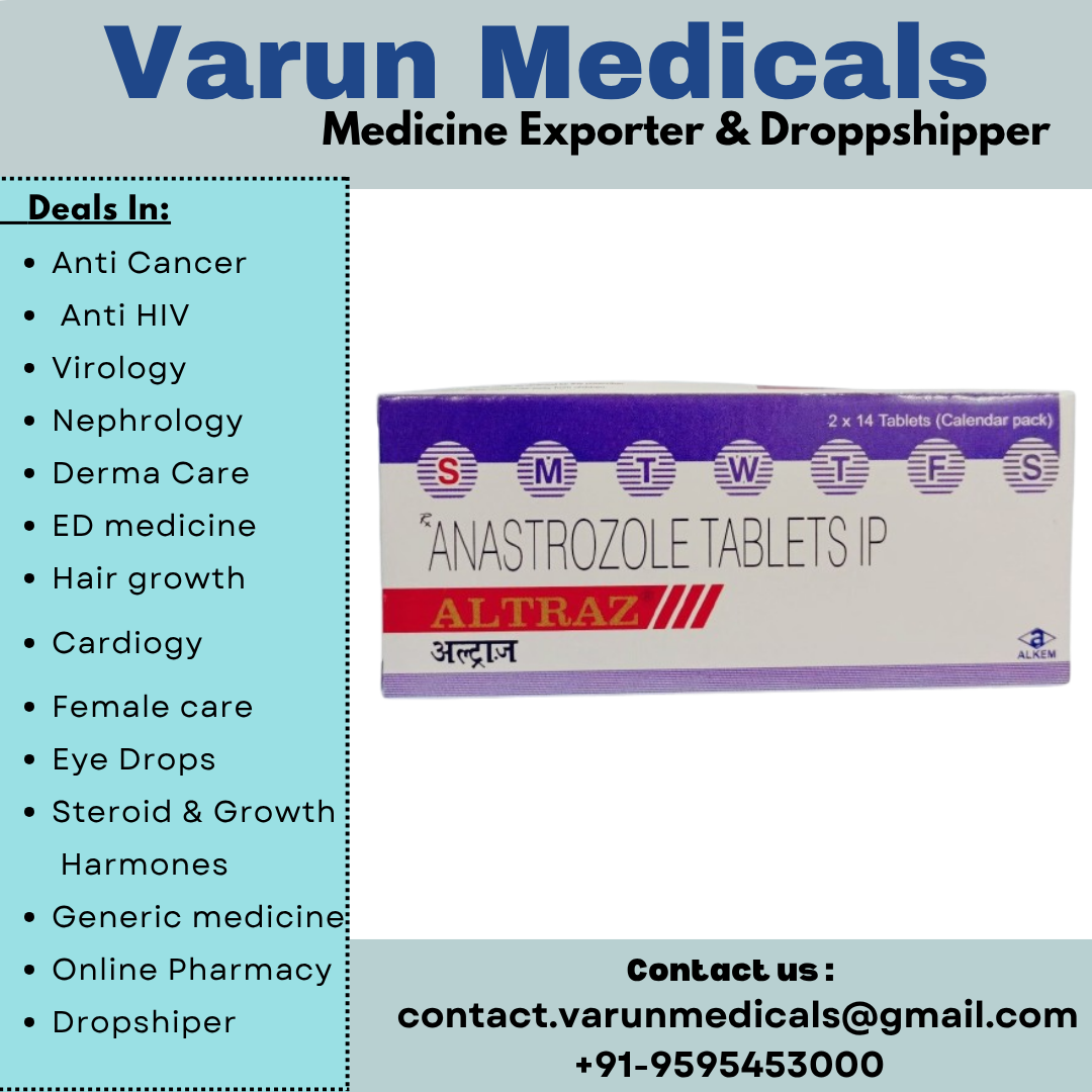 Anastrozole Tablets Supplier, Dealer, Exporter