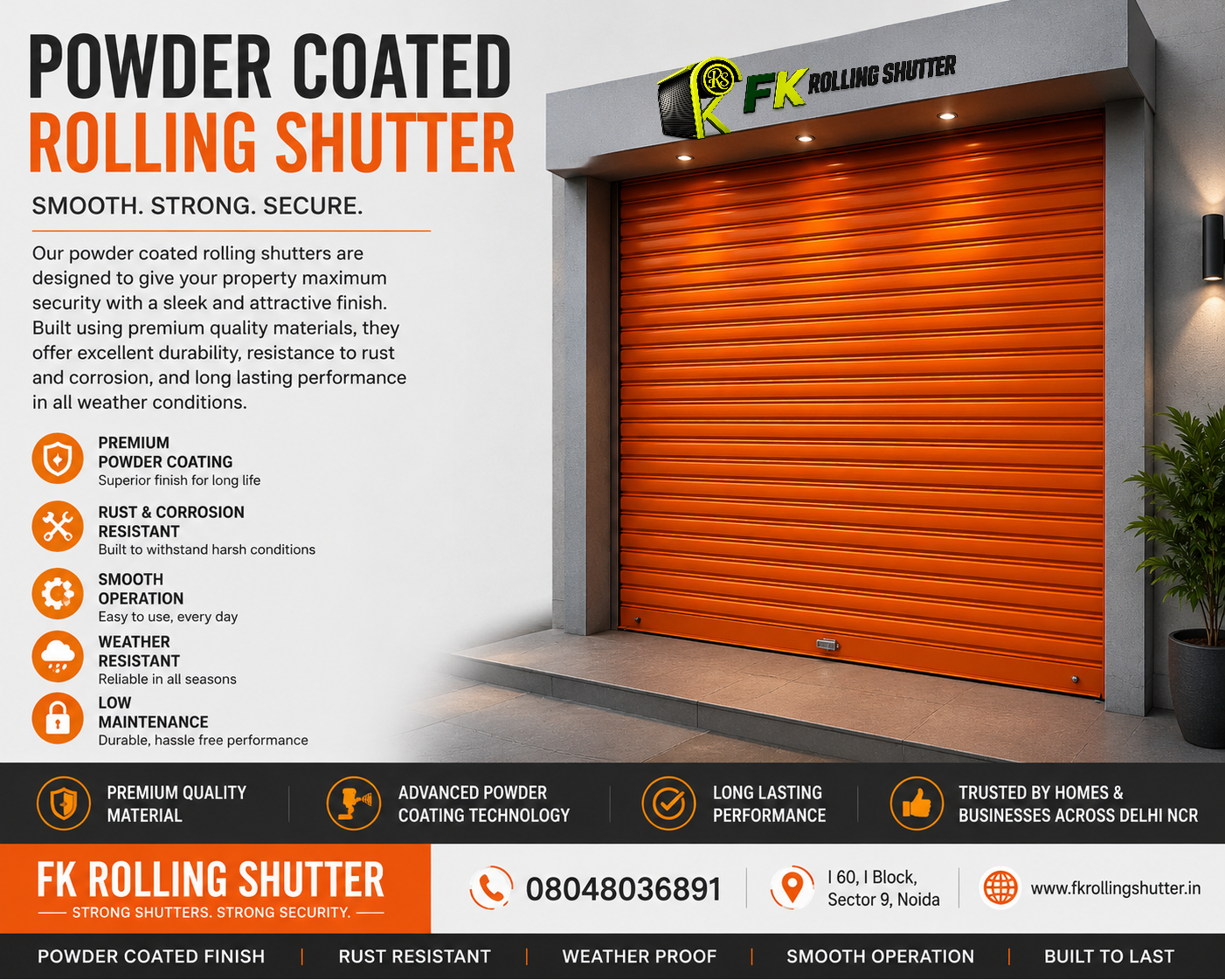 Powder Coated Shutter Manufacturer in Noida