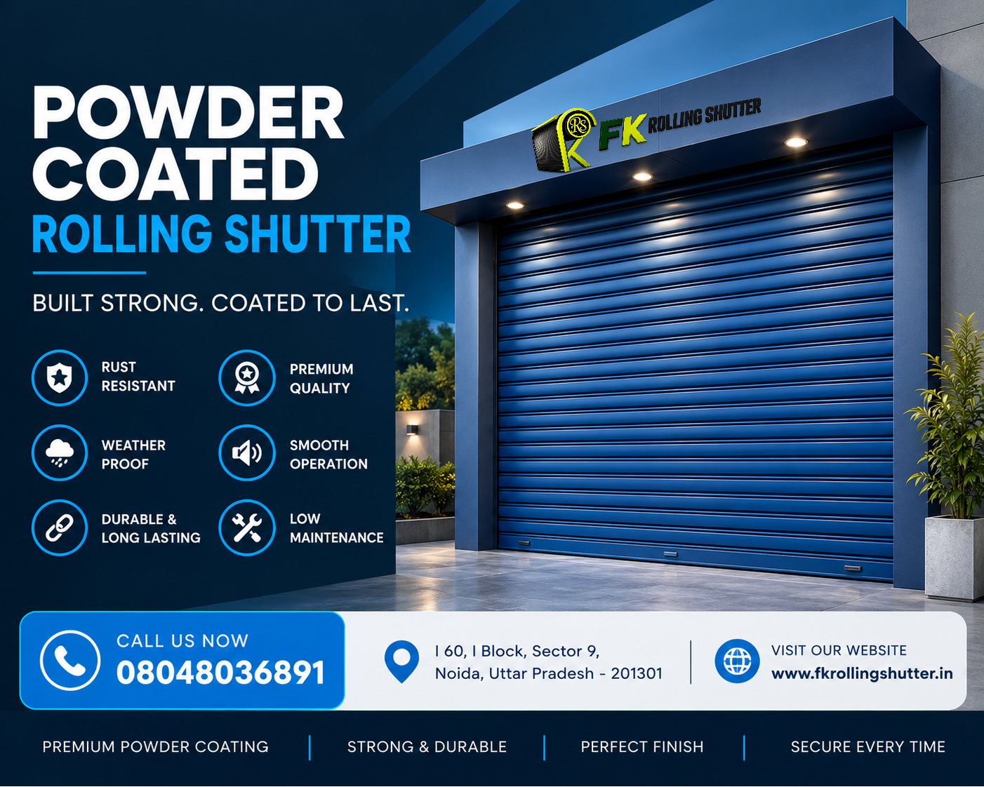 Powder Coated Shutter Supplier in Ghaziabad