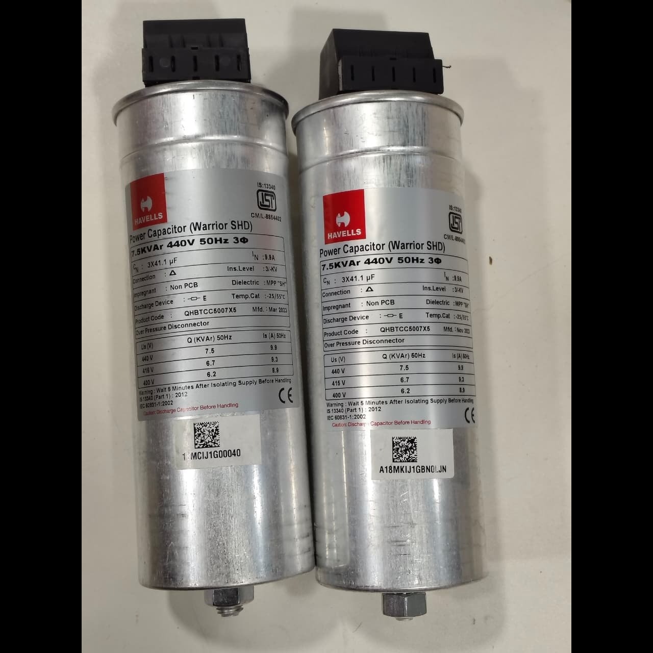 Premium Quality Havells MPP Type Cylindrical Capacitor Dealers in Coimbatore