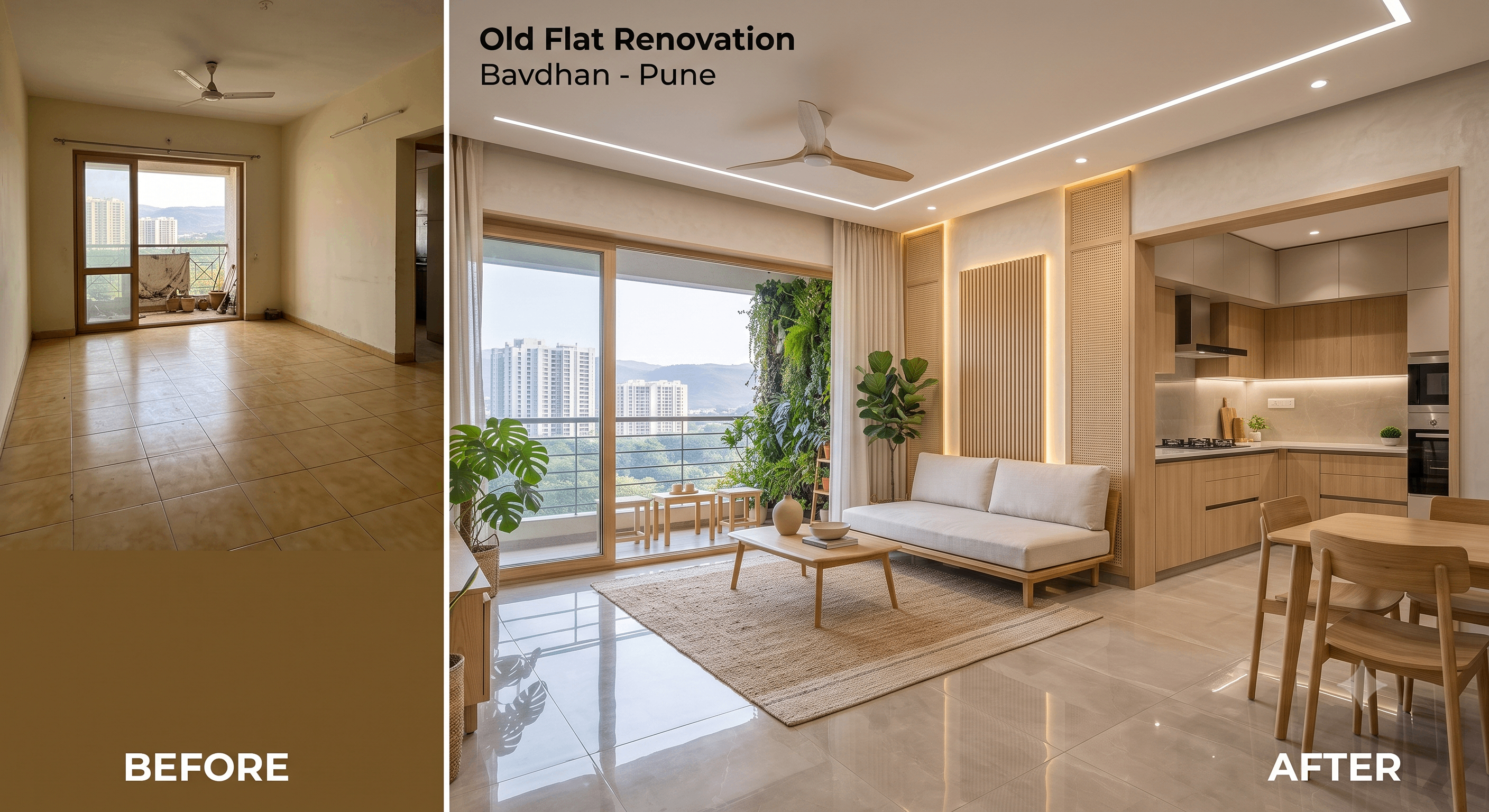 Old Flat to Modern Sanctuary: Full Home Renovation Services in Bavdhan