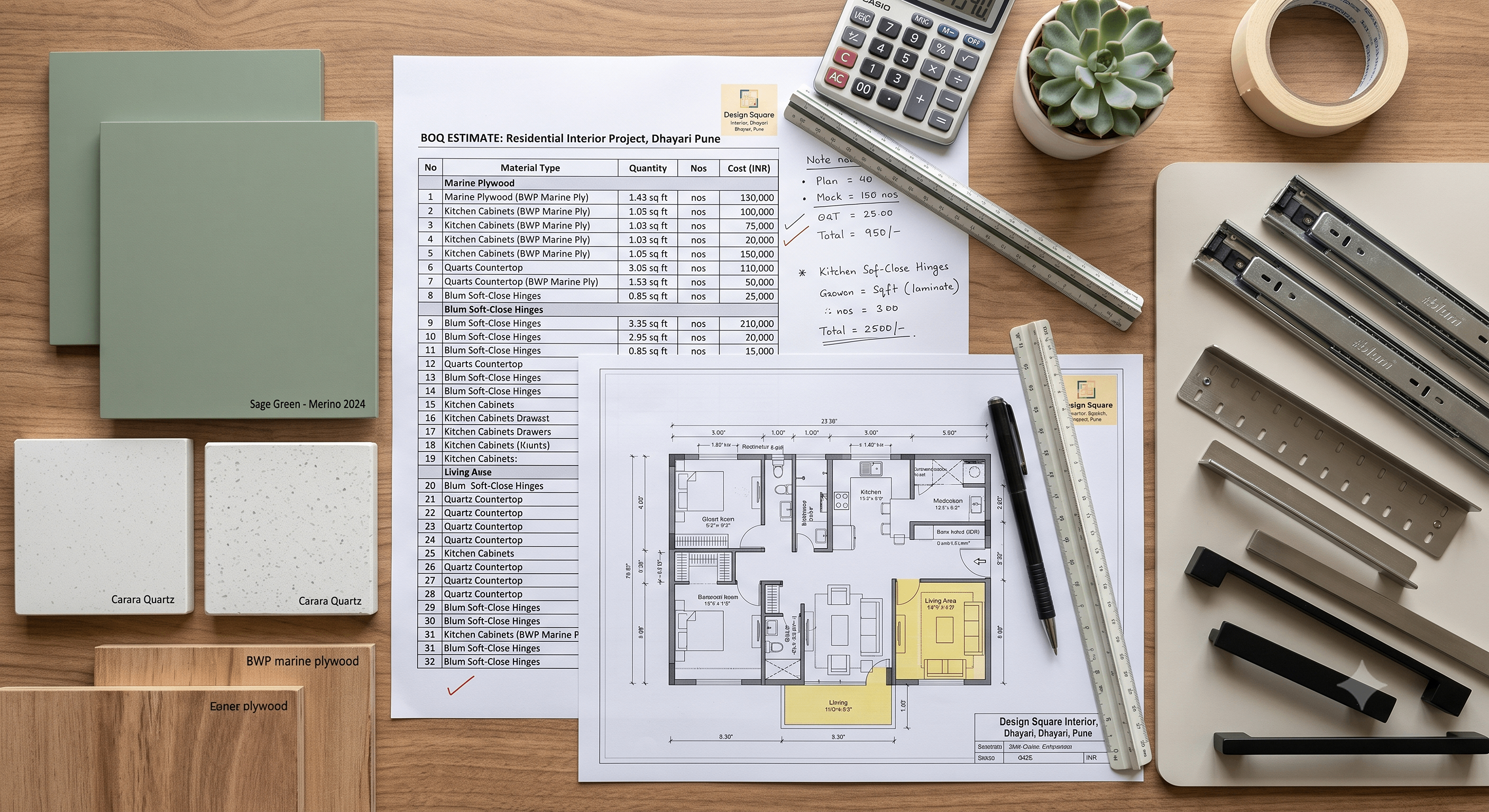 Realistic 2BHK & 3BHK Interior Design Cost in Dhayari (2026 Price Guide)