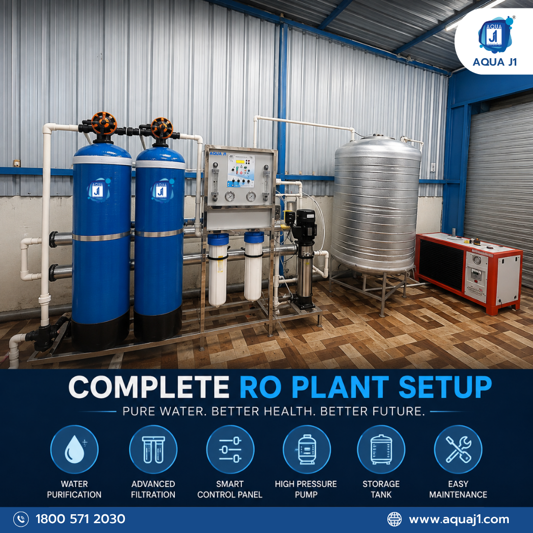 Complete RO Plant Setup by Aqua J1