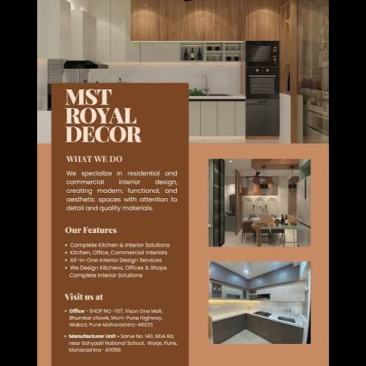Interior designer in Wakad, Modular kitchen manufacturer in Pune,Office furniture supplier Hinjewadi