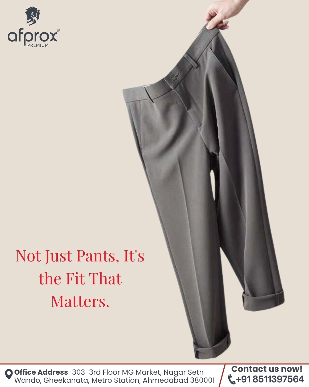 Pant Manufacturer in Ahmedabad | AFPROX RATEPLUS