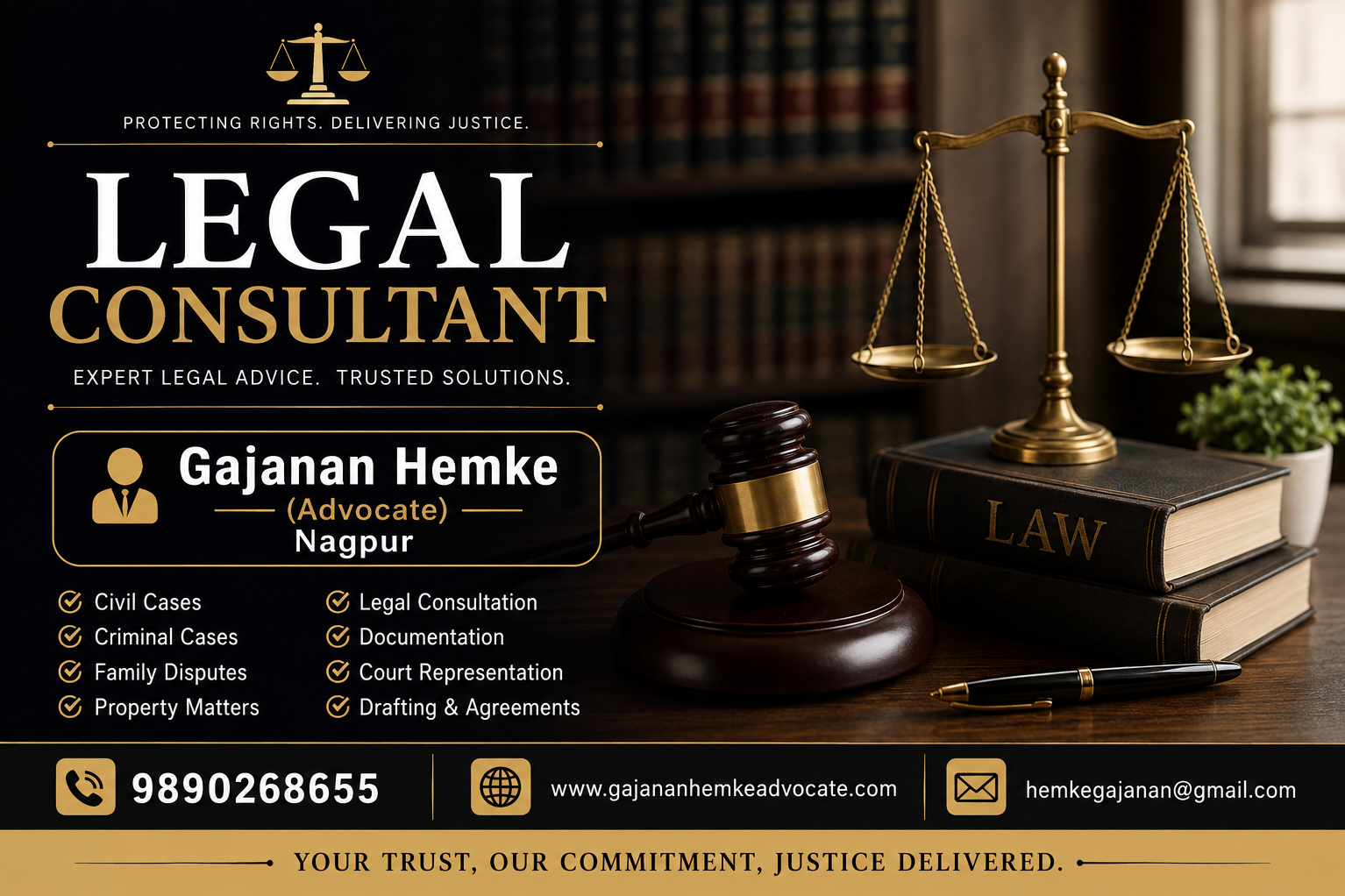 Legal Consultant in Nagpur – Gajanan Hemke (Advocate)