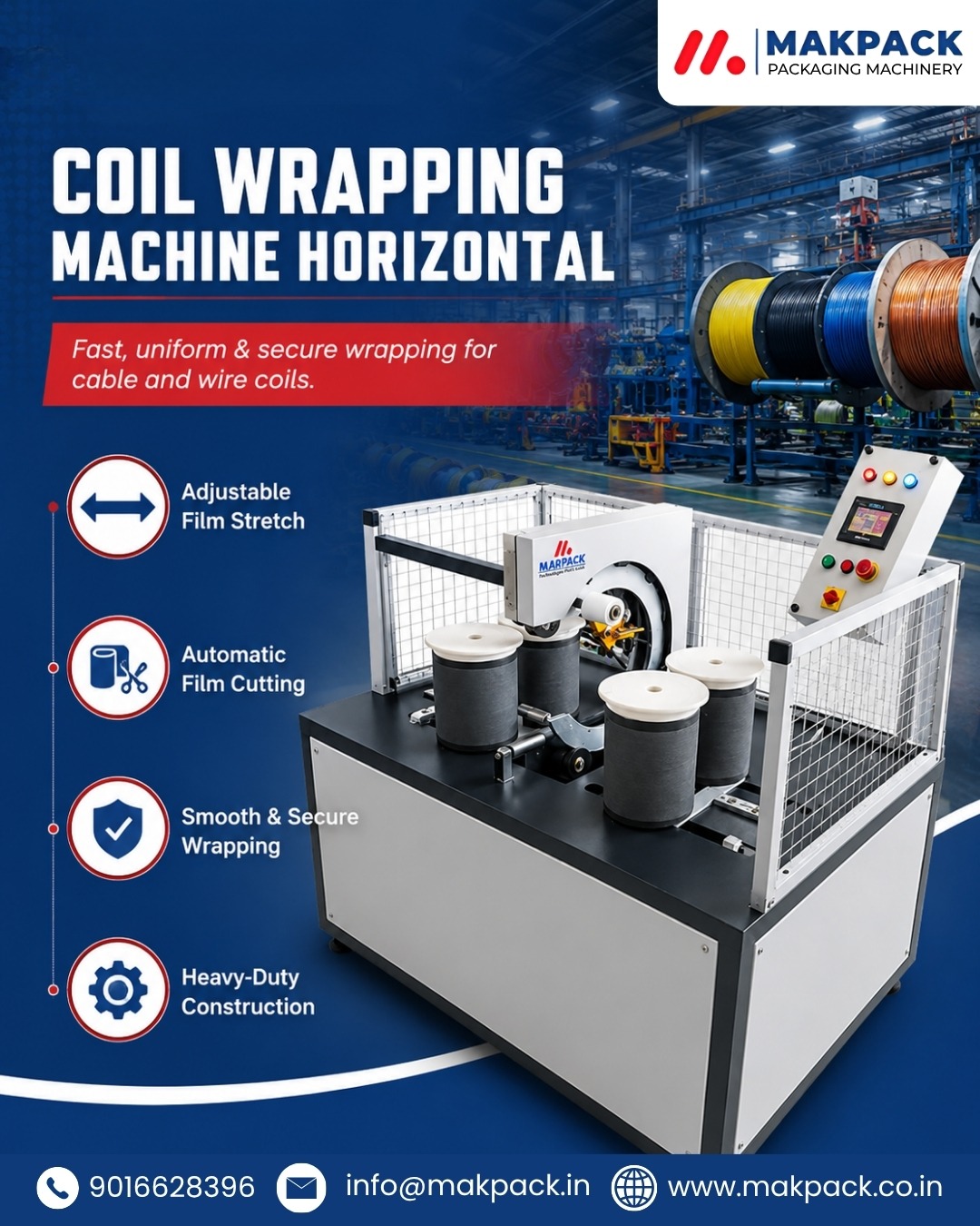 Reliable Coil Wrapping Machine for Efficient Packaging