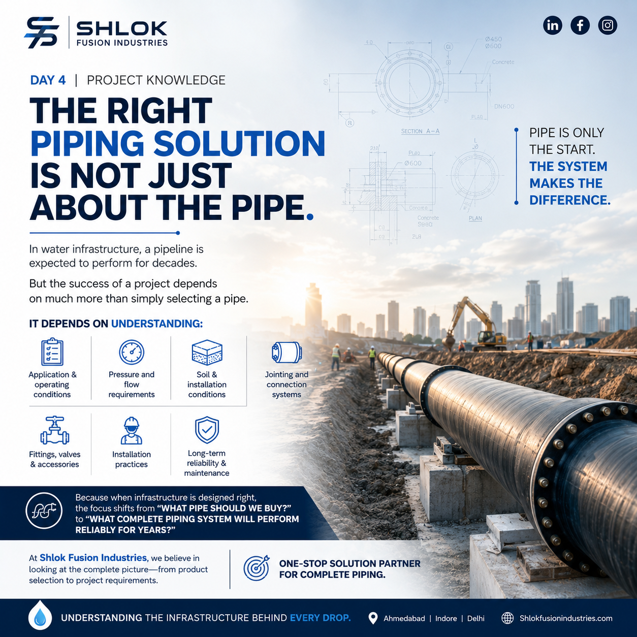 The right piping solution is not just about the pipe.