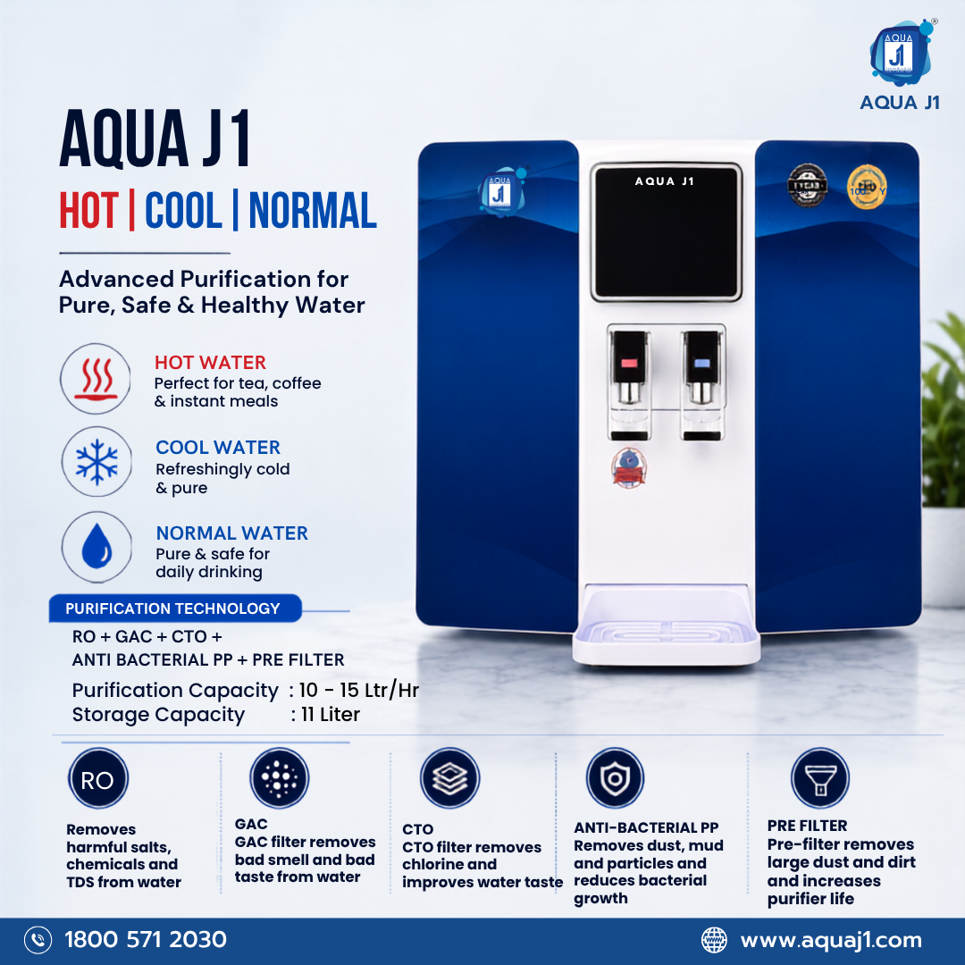 Hot & Cool Water Purifier Supplier in Pune | Aqua J1 Technologies