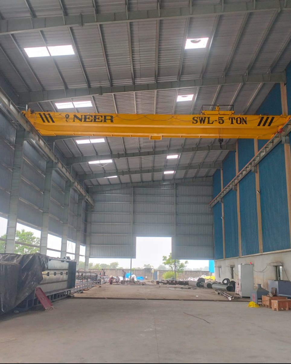 5 TON D.G EOT CRANE SUCCESSFUL INSTALLED AT BAVLA ASRMECH TECH PVT LTD