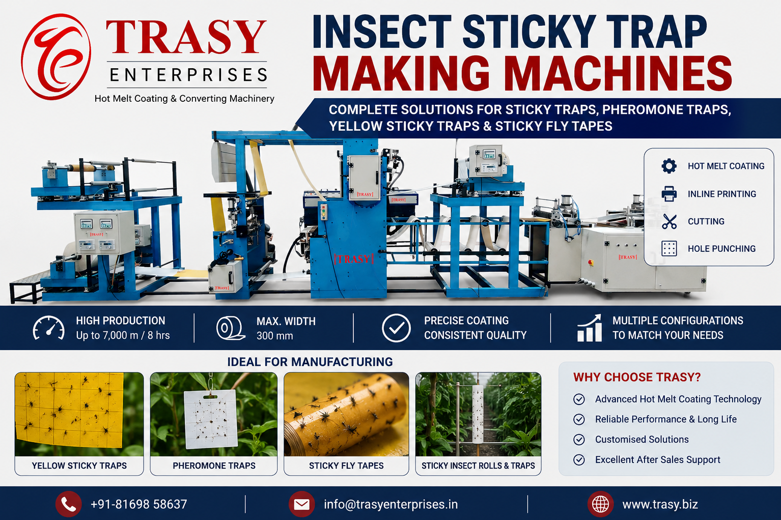 Insect Sticky Trap Making Machine: Complete Guide to Hot Melt Coating & Converting Machines