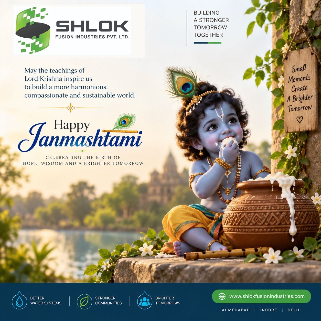 🦚✨ **श्री कृष्ण जन्माष्टमी की हार्दिक शुभकामनाएँ** ✨🦚
On the auspicious occasion of Janmashtam ...
