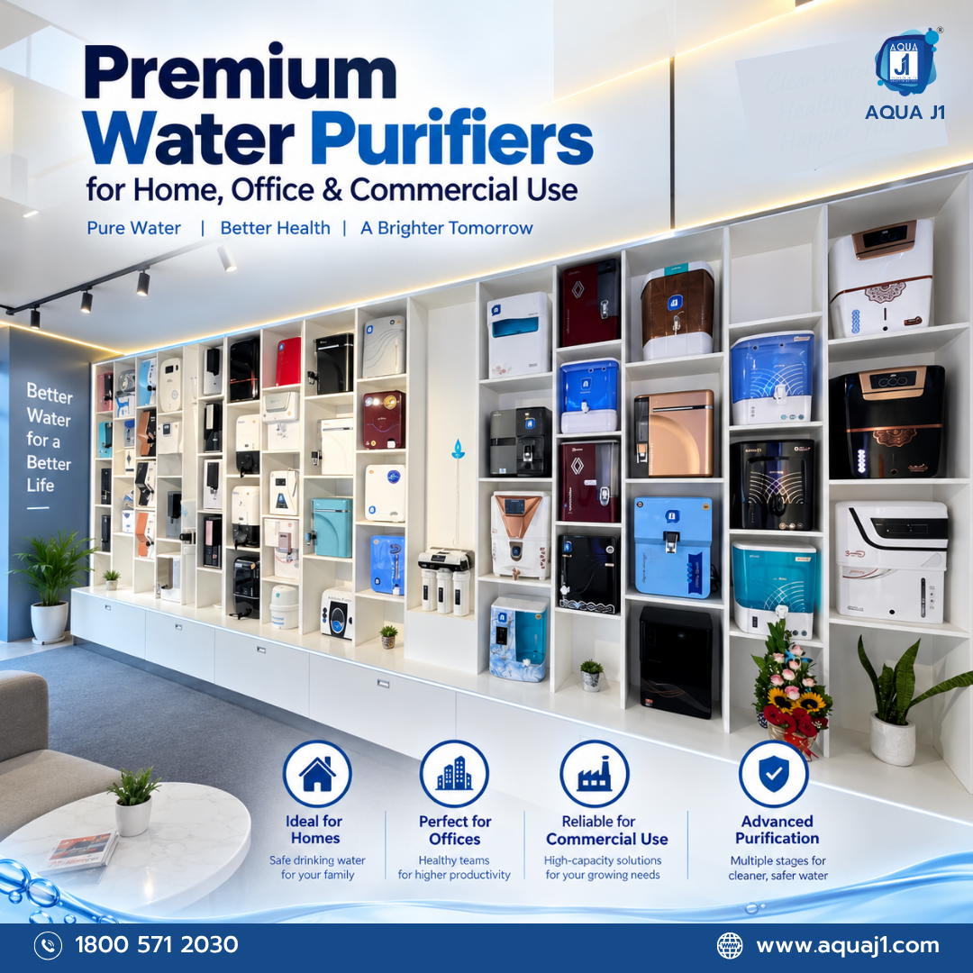 Premium Water Purifiers for Home, Office & Commercial Use | Aqua J1 Technologies