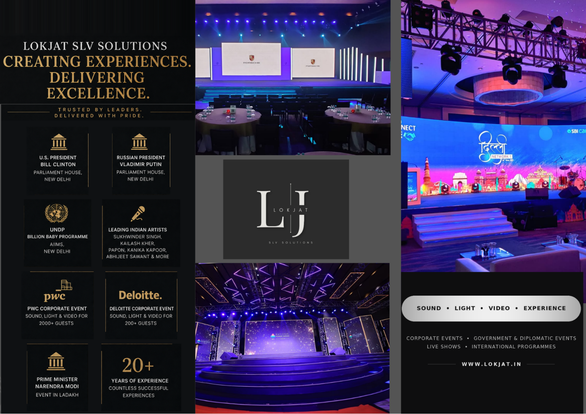 20+ years. Countless stages. One standard — excellence. ✨
From world leaders to global brands, we'v...