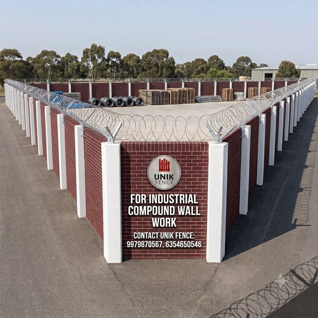 UNIK FENCE - Industrial Compound Wall Contractor for Factories & Industries in Halol, Jarod