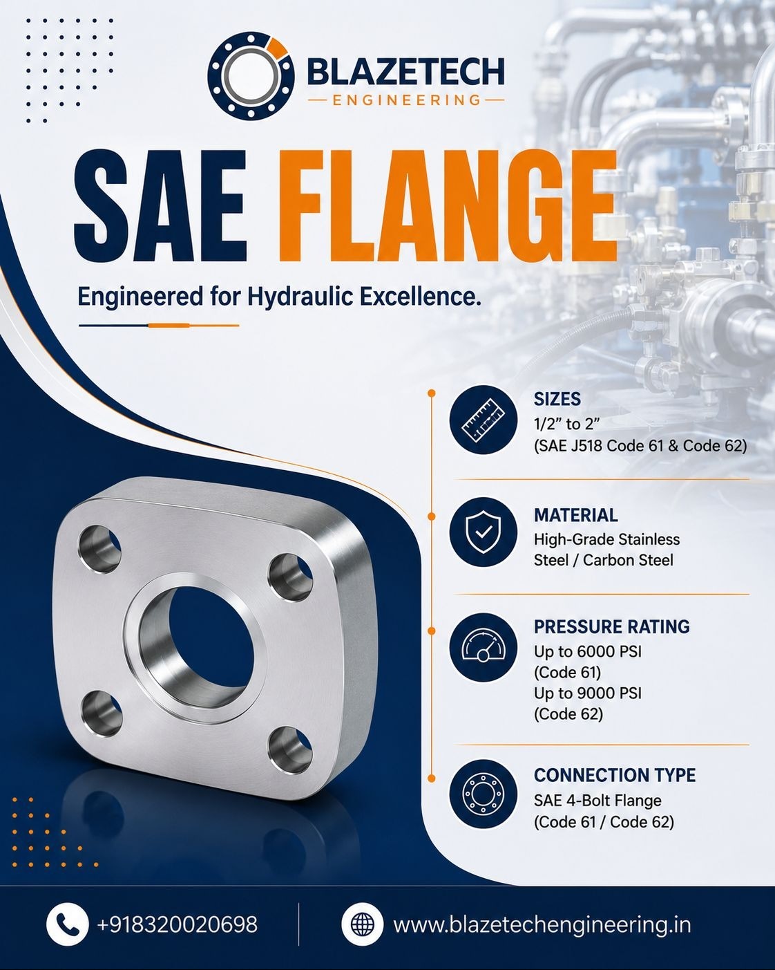 SAE Flange Manufacturer in Ahmedabad