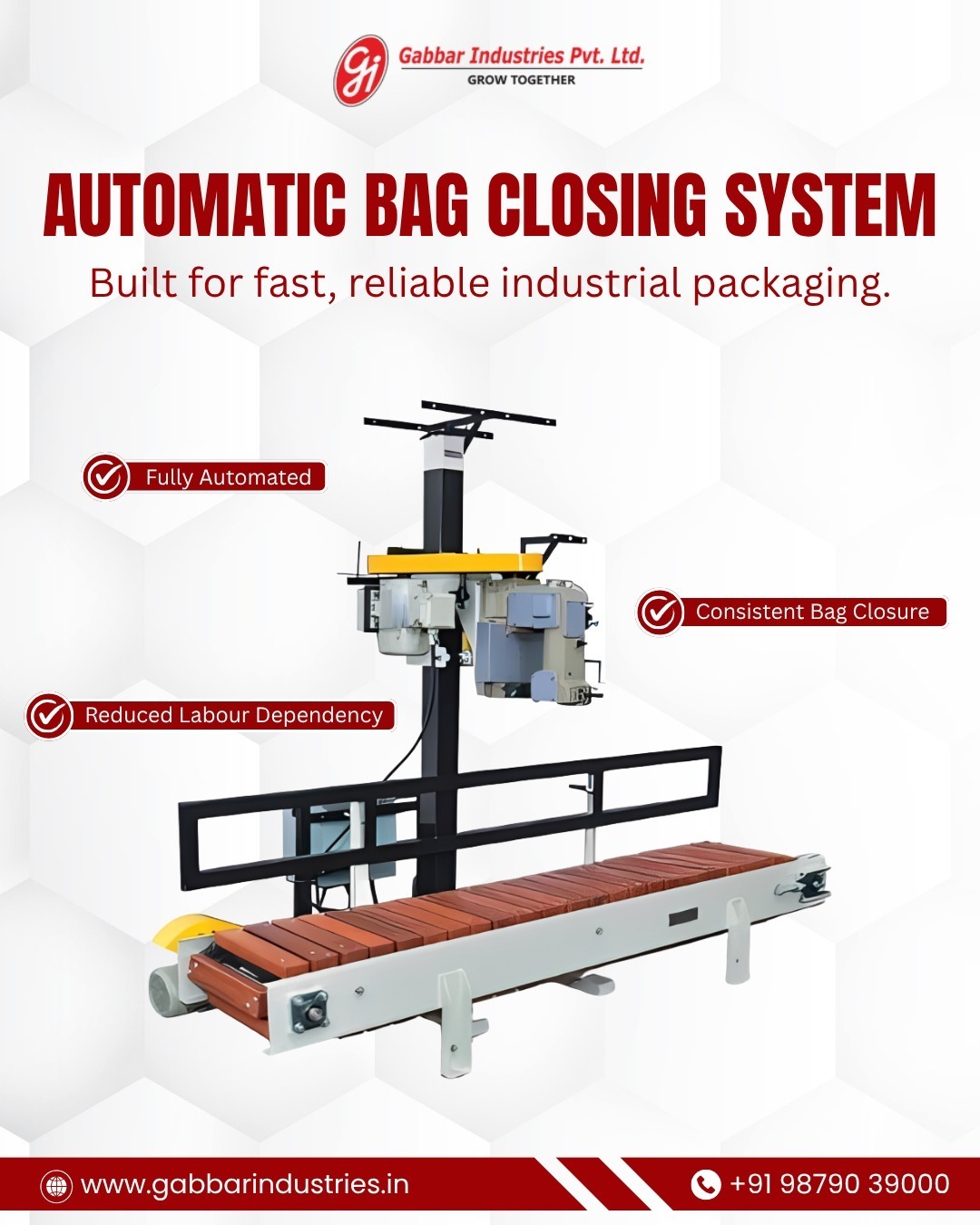 Automatic Bag Closing System for Efficient Packaging