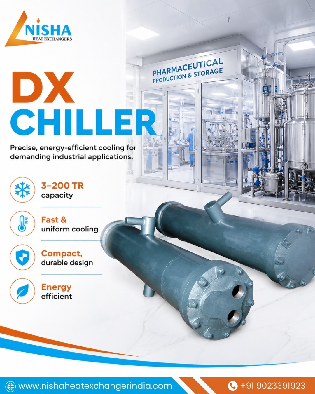 DX Condenser for Efficient Cooling & Heat Transfer