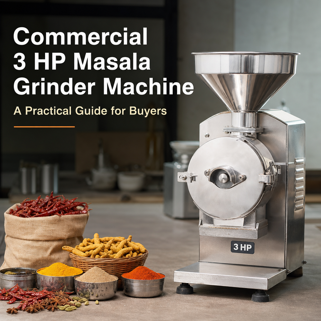 Commercial 3 HP Masala Grinder Machine: A Practical Guide for Buyers