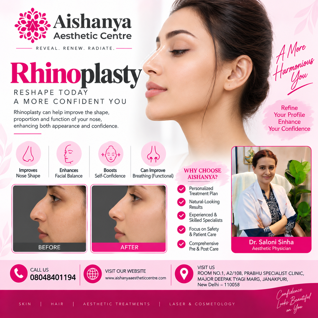 Best Rhinoplasty in Delhi