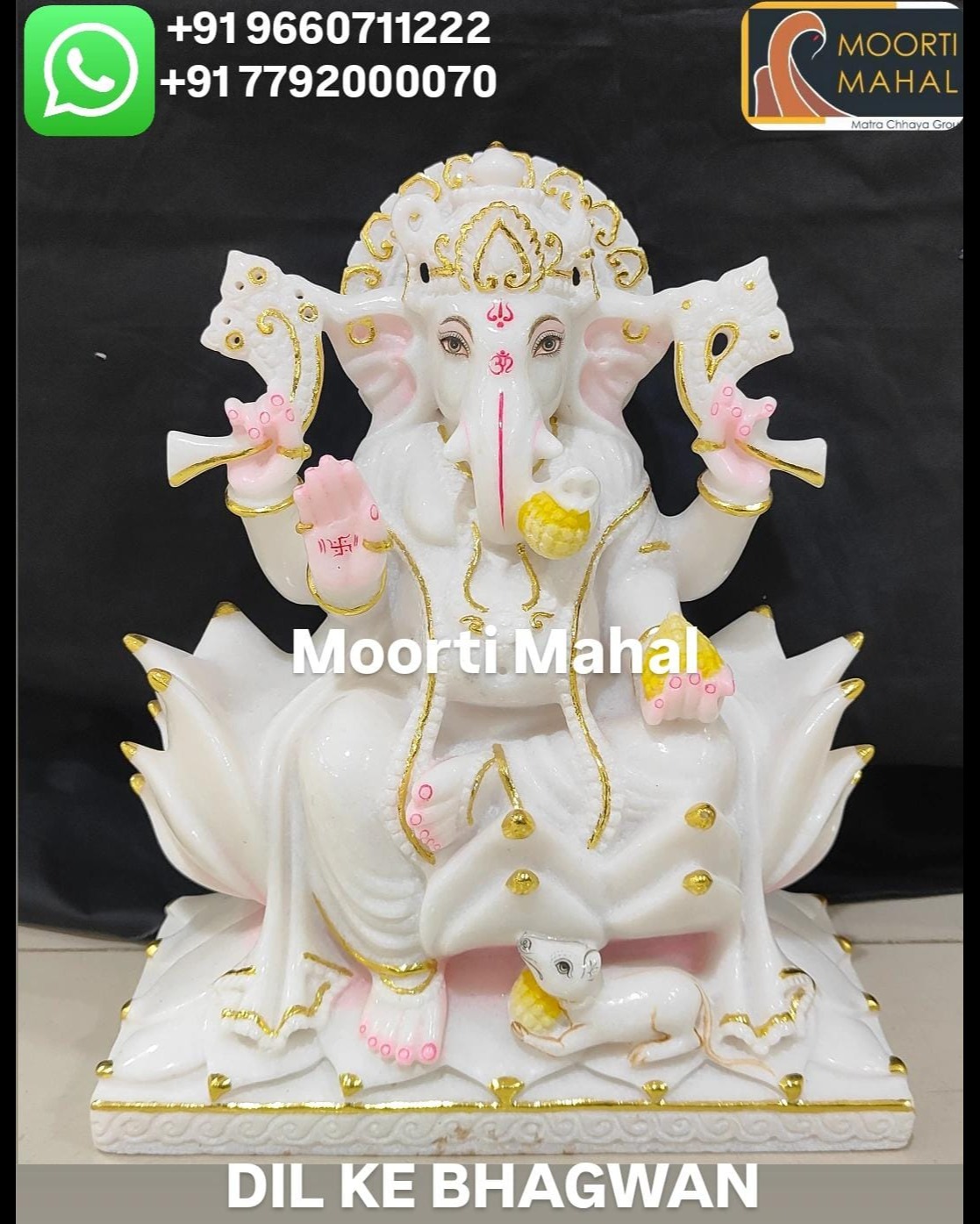 Marble Ganesha statue