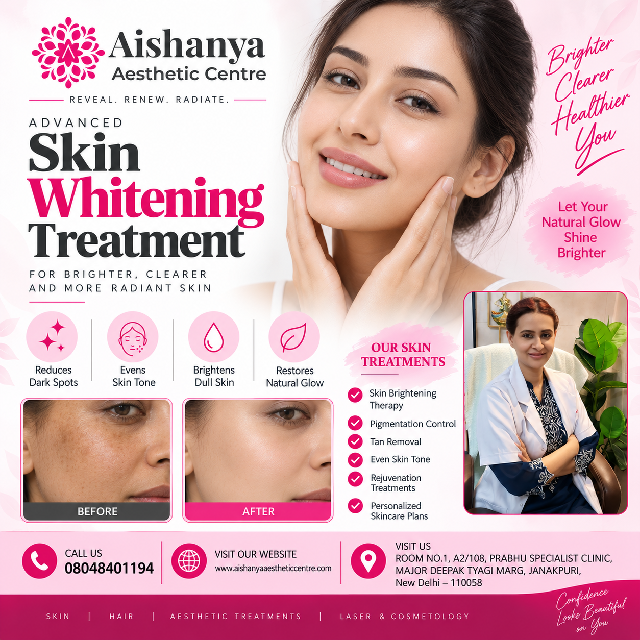Best Skin Whitening Treatment in Delhi