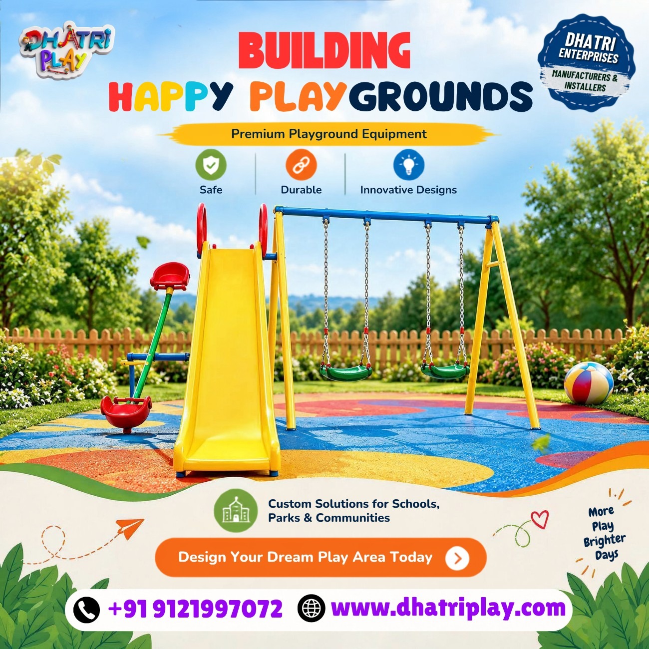 π Building Happy Playgrounds β Premium Playground Equipment for Kids! π