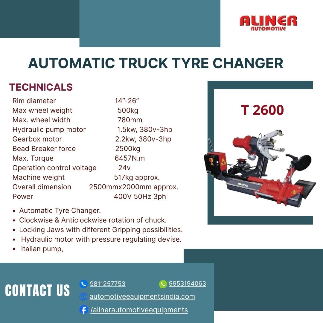 AUTOMATIC TRUCK TYRE CHANGER, TRUCK TYRE CHANGER, TYRE CHANGER, TRUCK TYRE CHANGER MACHINE