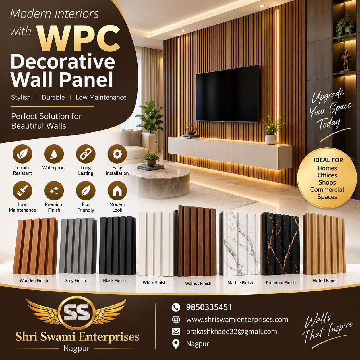 WPC Decorative Wall Panel in Nagpur