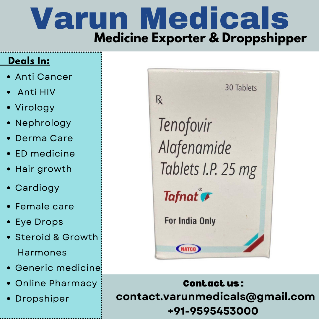 Tenofovir Alafenamide Tablets Supplier, Dealer, Exporter