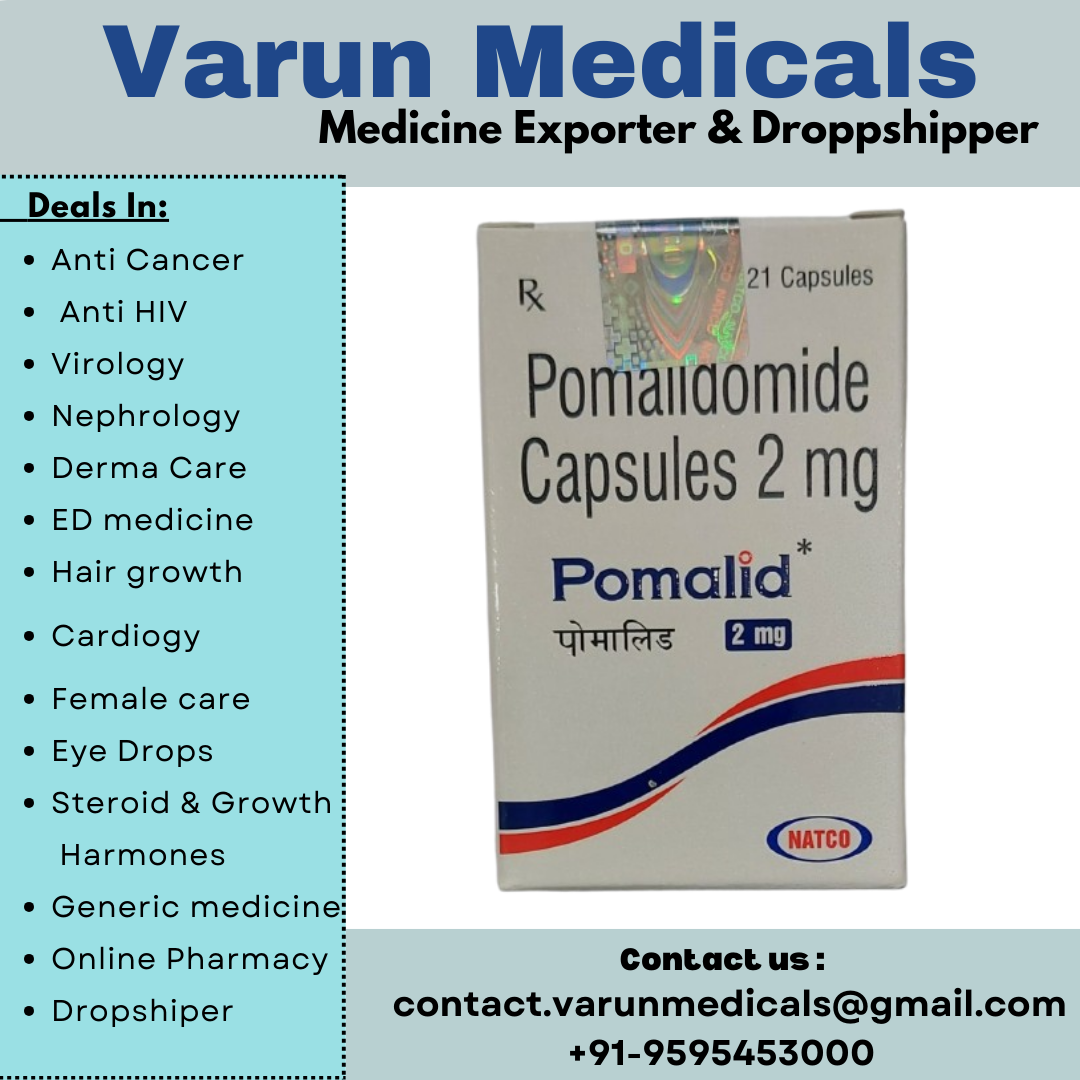 Pomalidomide Capsules Supplier, Dealer, Exporter