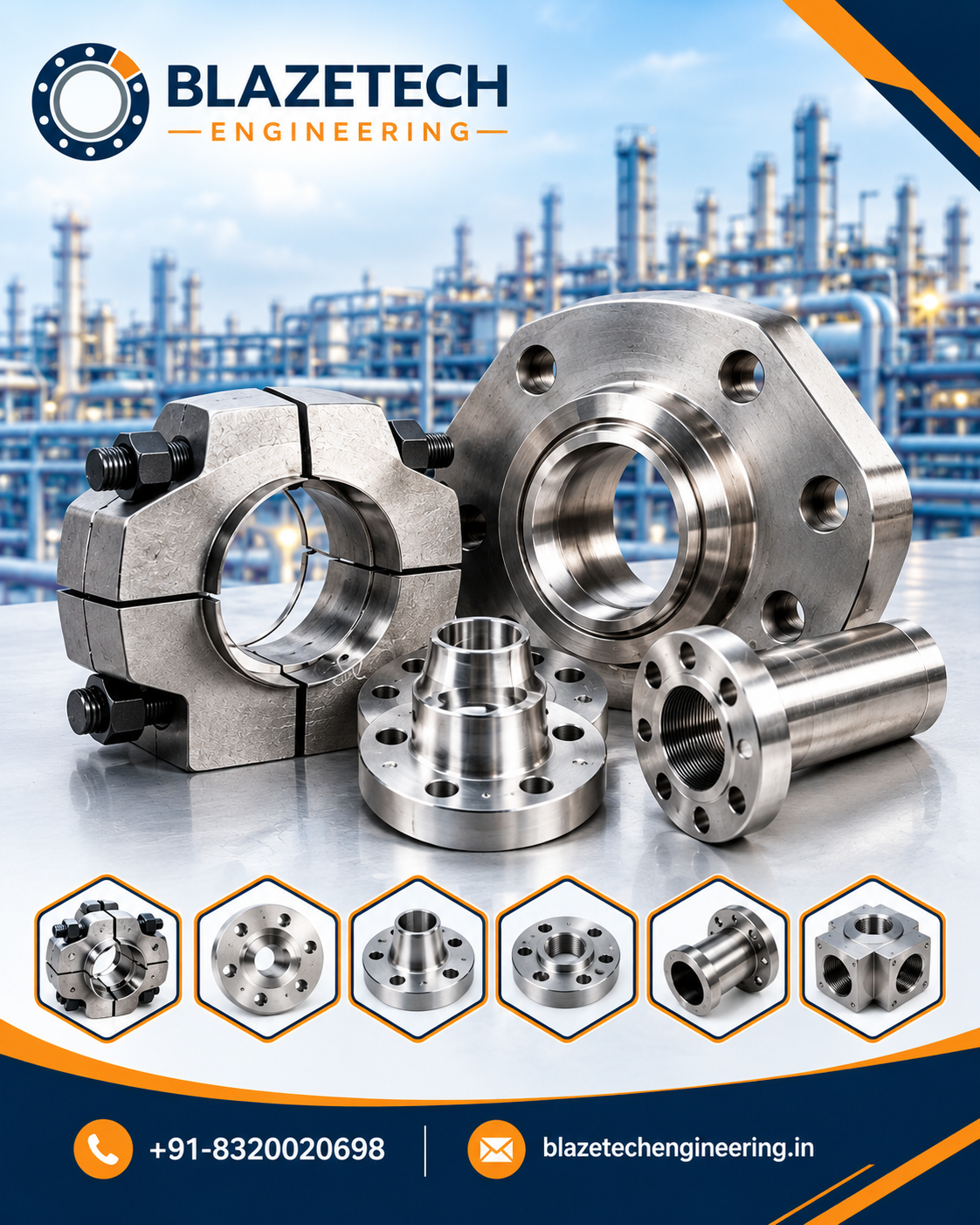 SAE Flanges Manufacturer in India | SAE J518 & ISO 61
