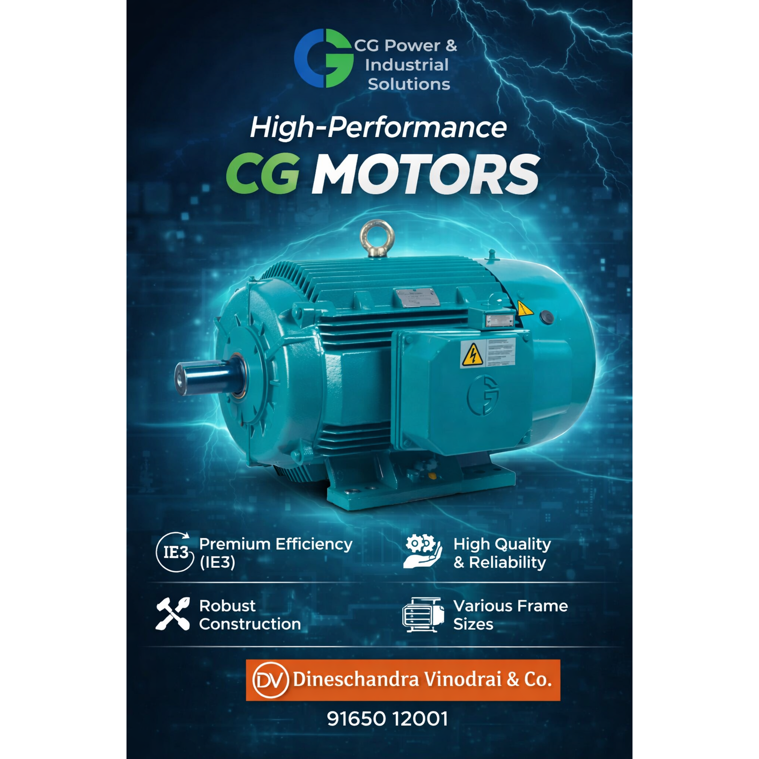 Buy Crompton Greaves (CG) Motor | Dineshchandra Vinodrai & Co.