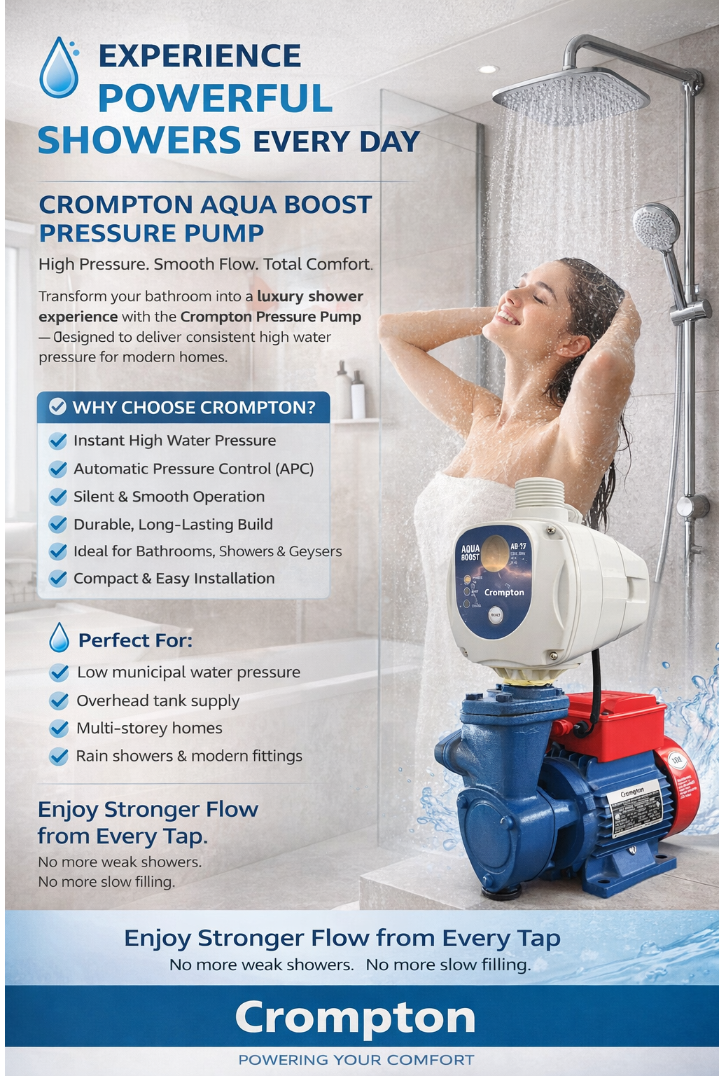 Buy 0.5 HP Pressure Booster Pump | Vinodrai & Sons, Indore